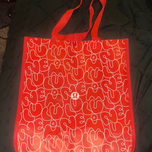 lululemon athletica Vibrant Red Graphic Tote - Picture 1 of 4